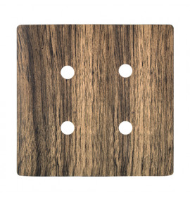 Placa p/ 4 Furos 4x4 - Novara Carvalho